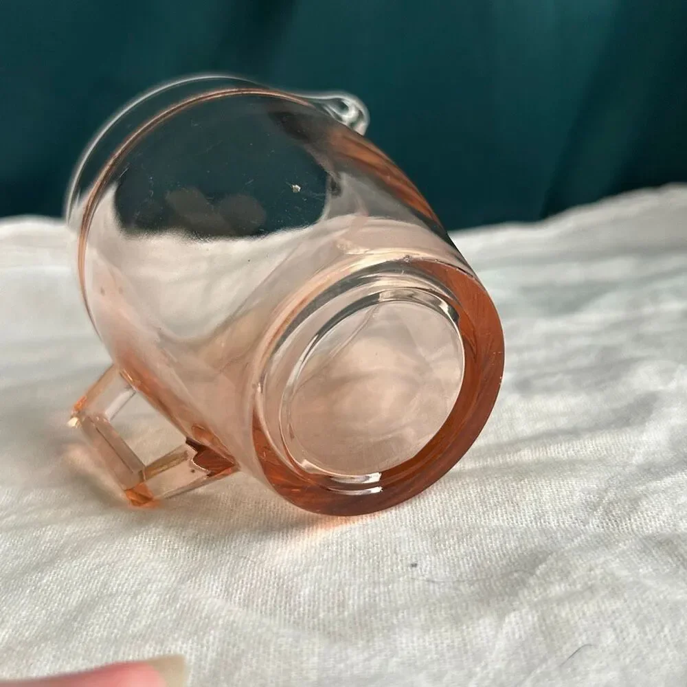 Vintage Fostoria Priscilla Pink Glass Creamer